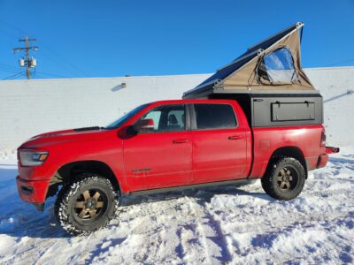 Winter Yucca-Pac Truck Camper Canopy Adventure Camper System