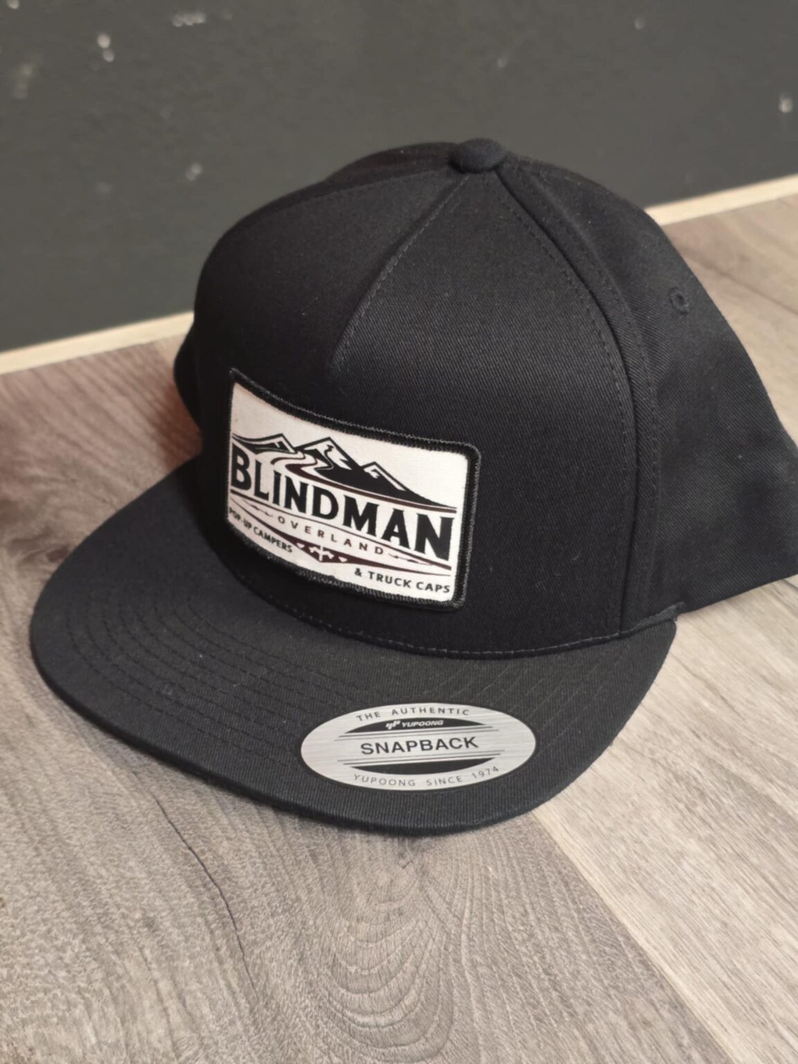 Snap Back Flat Brim Patch Hat