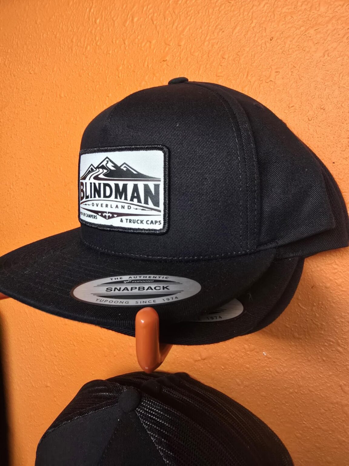 Snap Back Flat Brim Patch Hat - Image 2